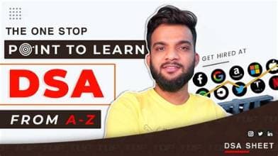 Striver A2Z DSA Sheet banner — The one stop point to learn DSA from A-Z
